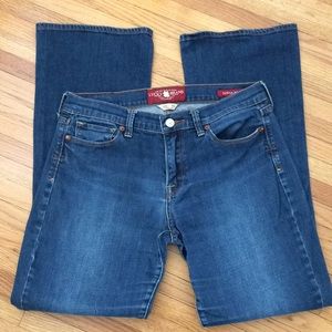 Lucky Brand Sofia bootcut  medium dark jeans